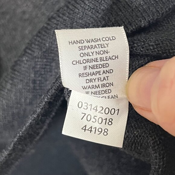 J. Jill Knit Cotton Silk Blend Dark Gray Pull On Elastic Waist Maxi Skirt Small‎ - Picture 6 of 7